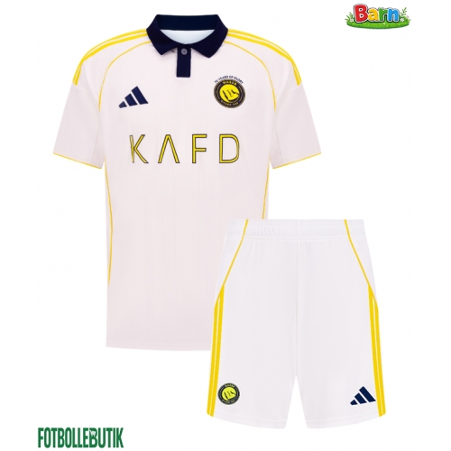 Al-Nassr Tredjeställ Barn 2025-26 Kortärmad (+ Korta byxor)